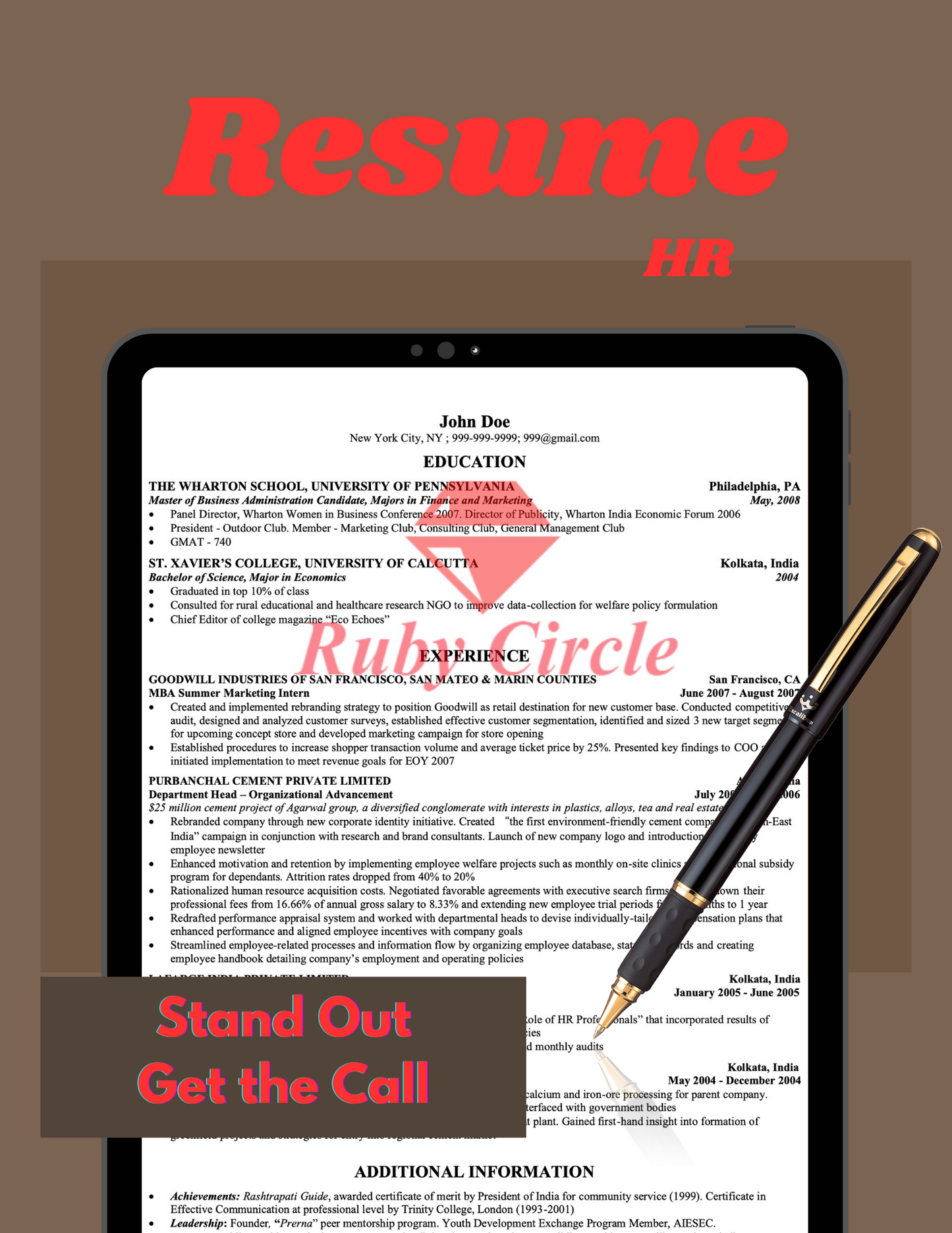 Resume - HR