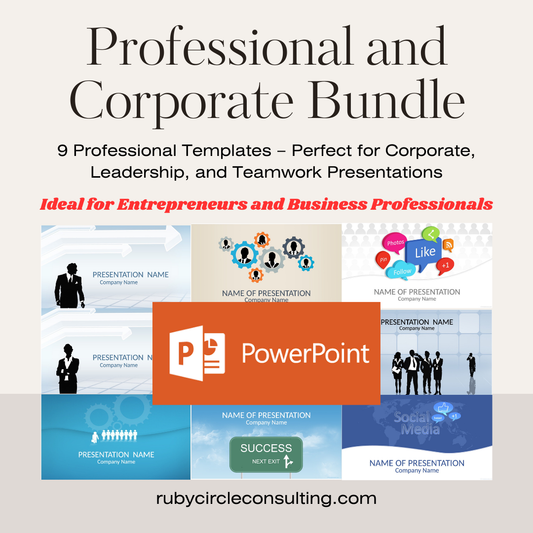 Professional and Corporate PowerPoint Template Bundle – Build Success with Every Slide