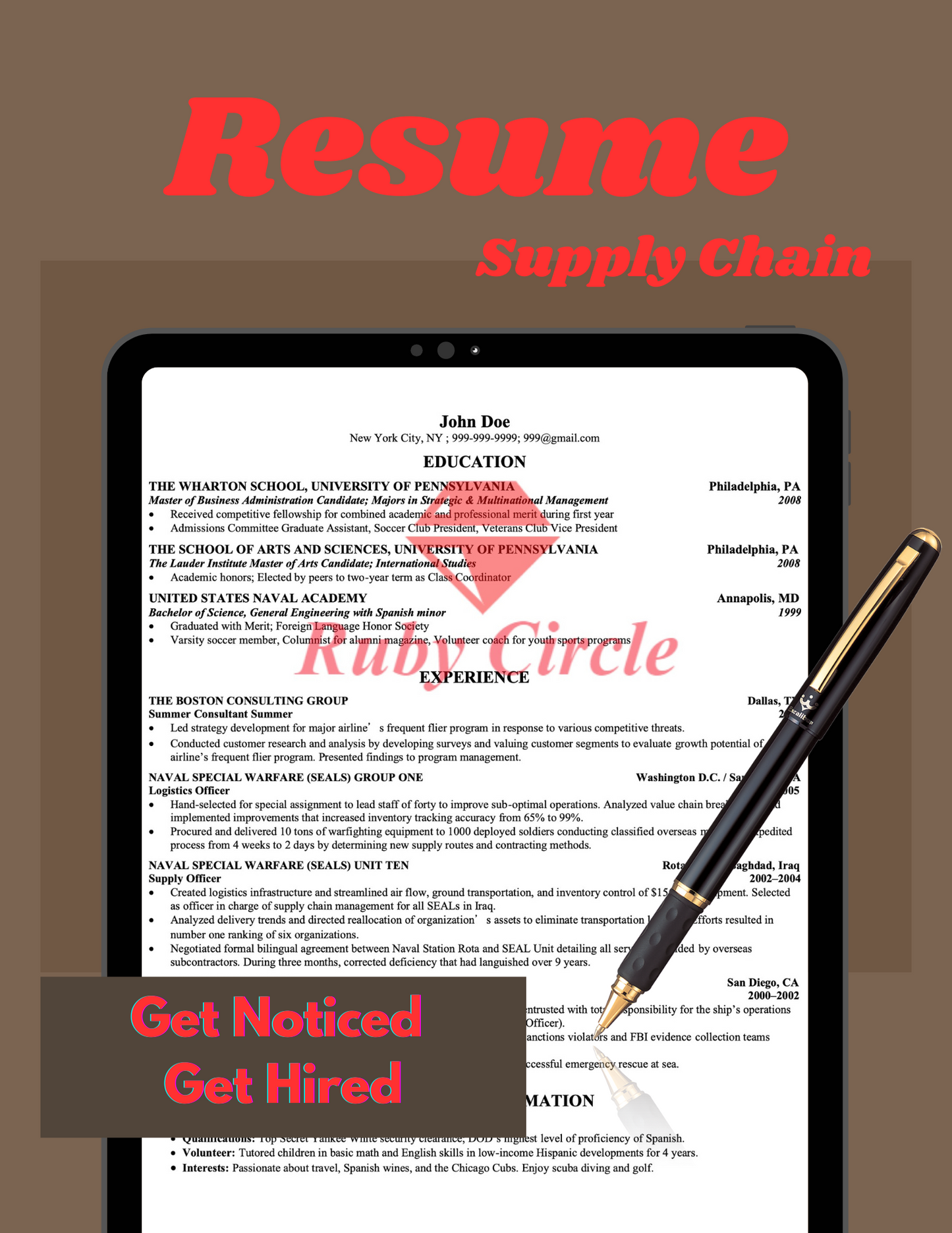 Resume - Supply Chain